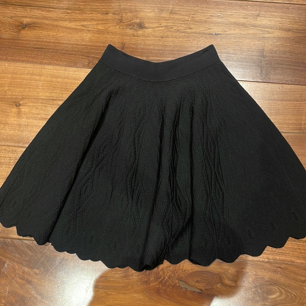 Jonathan Simkhai A-line black skirt size XS